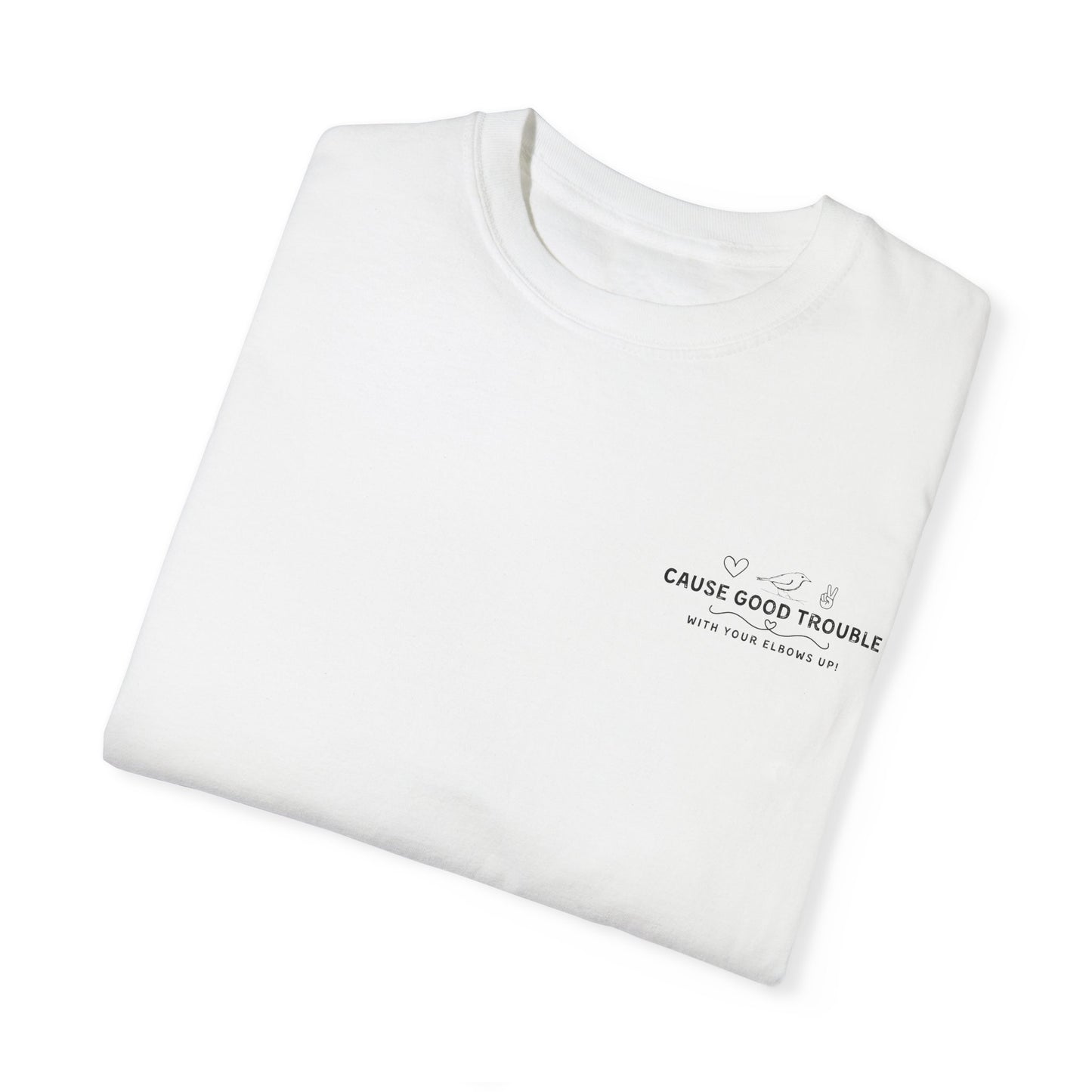 T-Shirt – "Cause Good Trouble" & Harvard Graphic