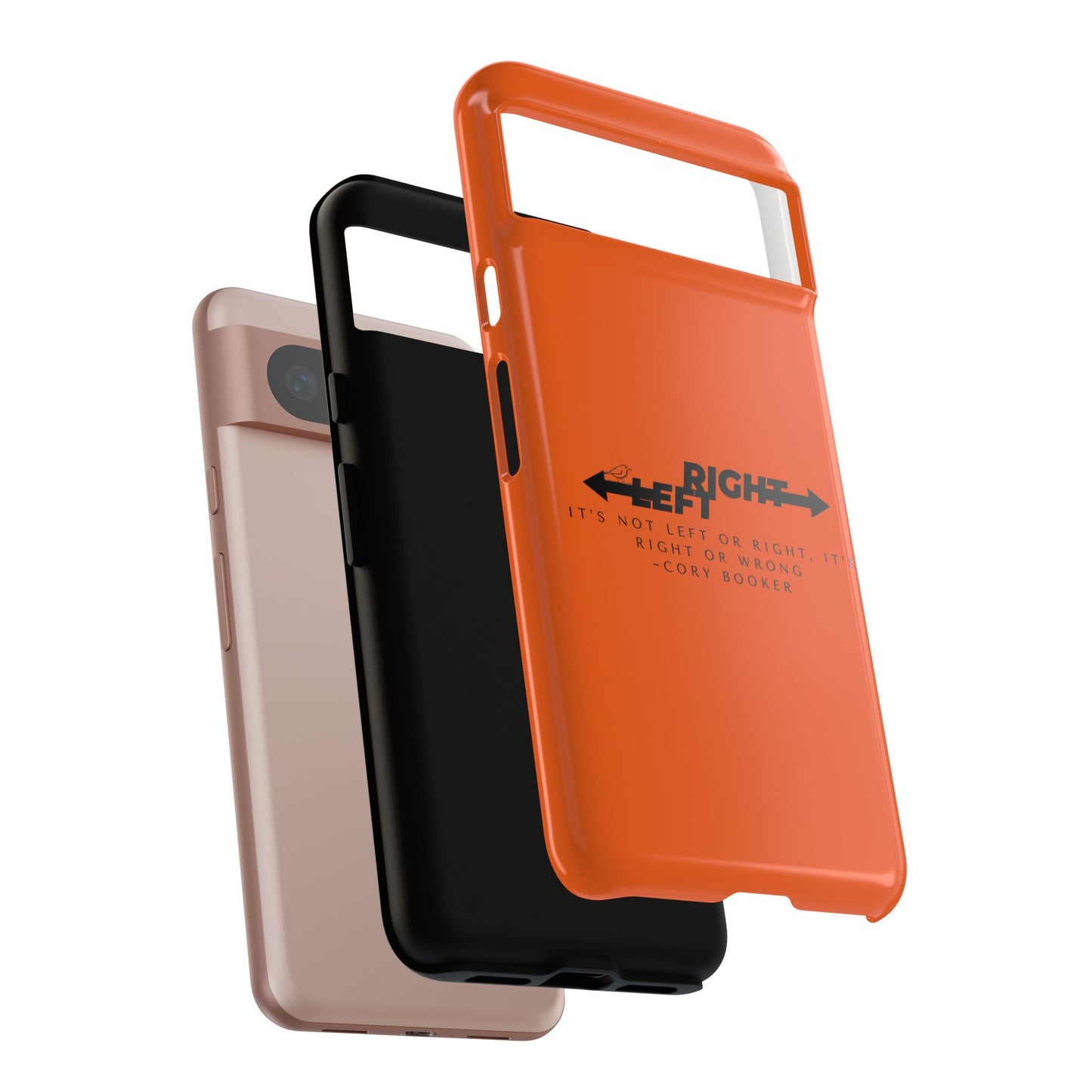 Phone Case - Right or Wrong Quote by Cory Booker