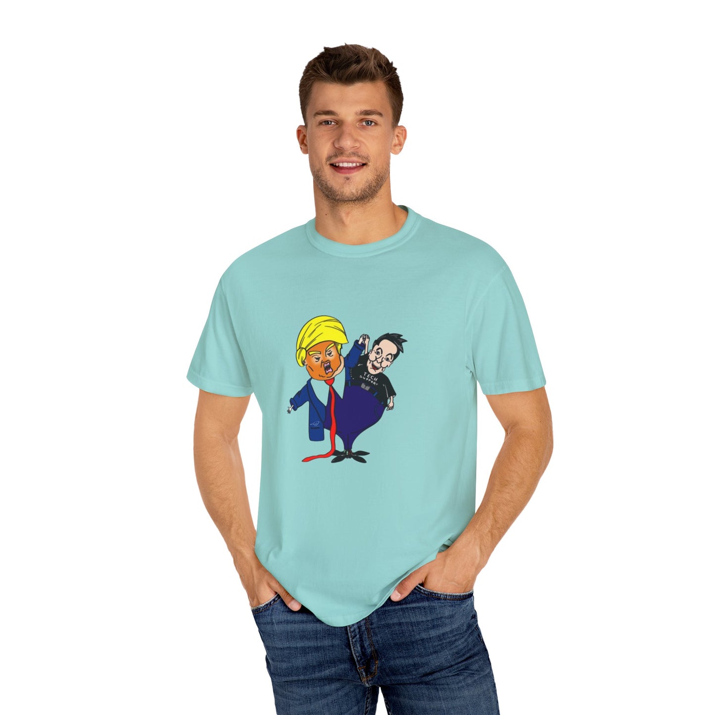 T-Shirt | Cartoon Style for Political Humor Lovers