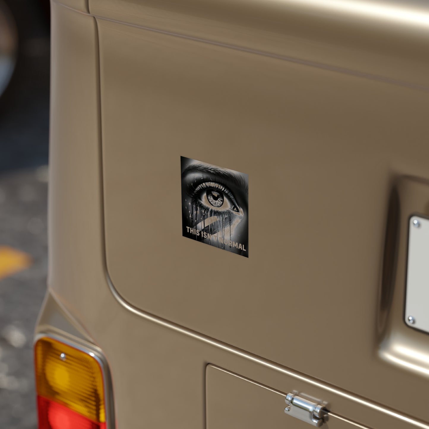 Sticker - Eye Design with 'This Isn't Normal' Text