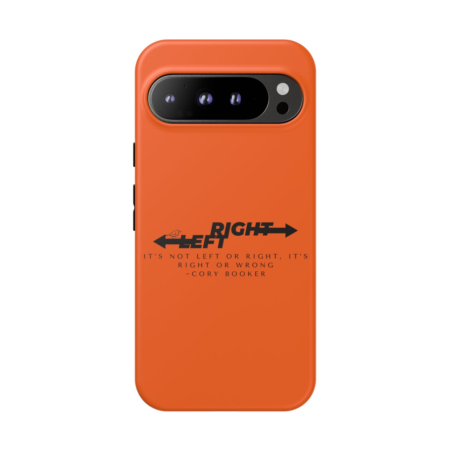 Phone Case - Right or Wrong Quote by Cory Booker