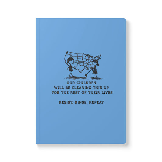 Journal - "Resist, Rinse, Repeat" Design