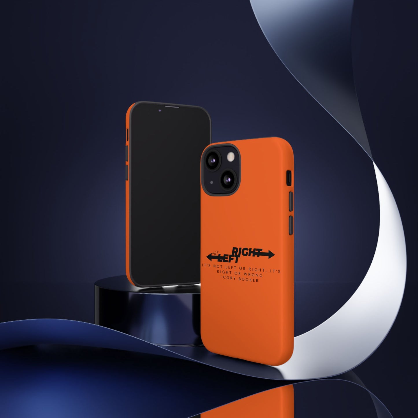 Phone Case - Right or Wrong Quote by Cory Booker