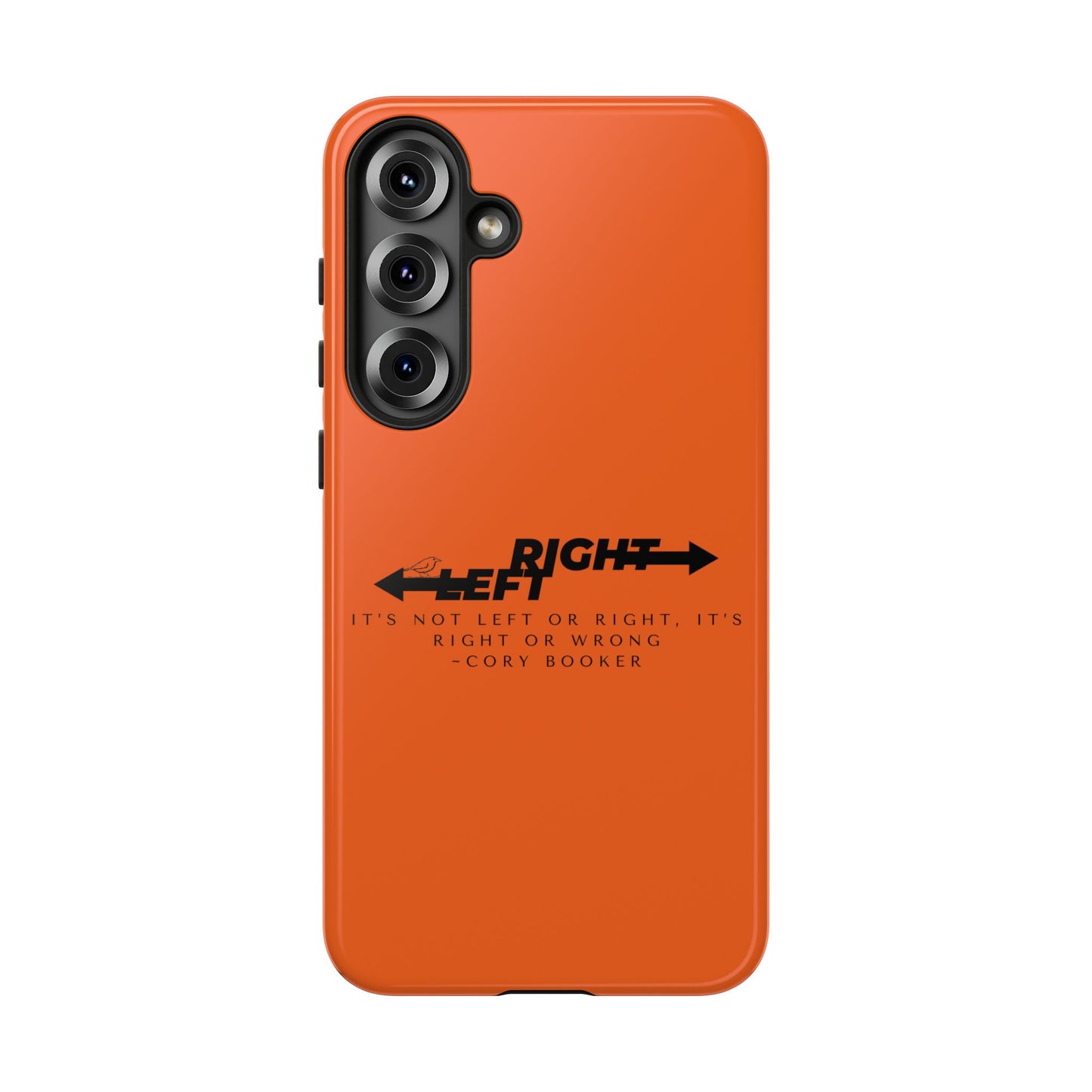 Phone Case - Right or Wrong Quote by Cory Booker