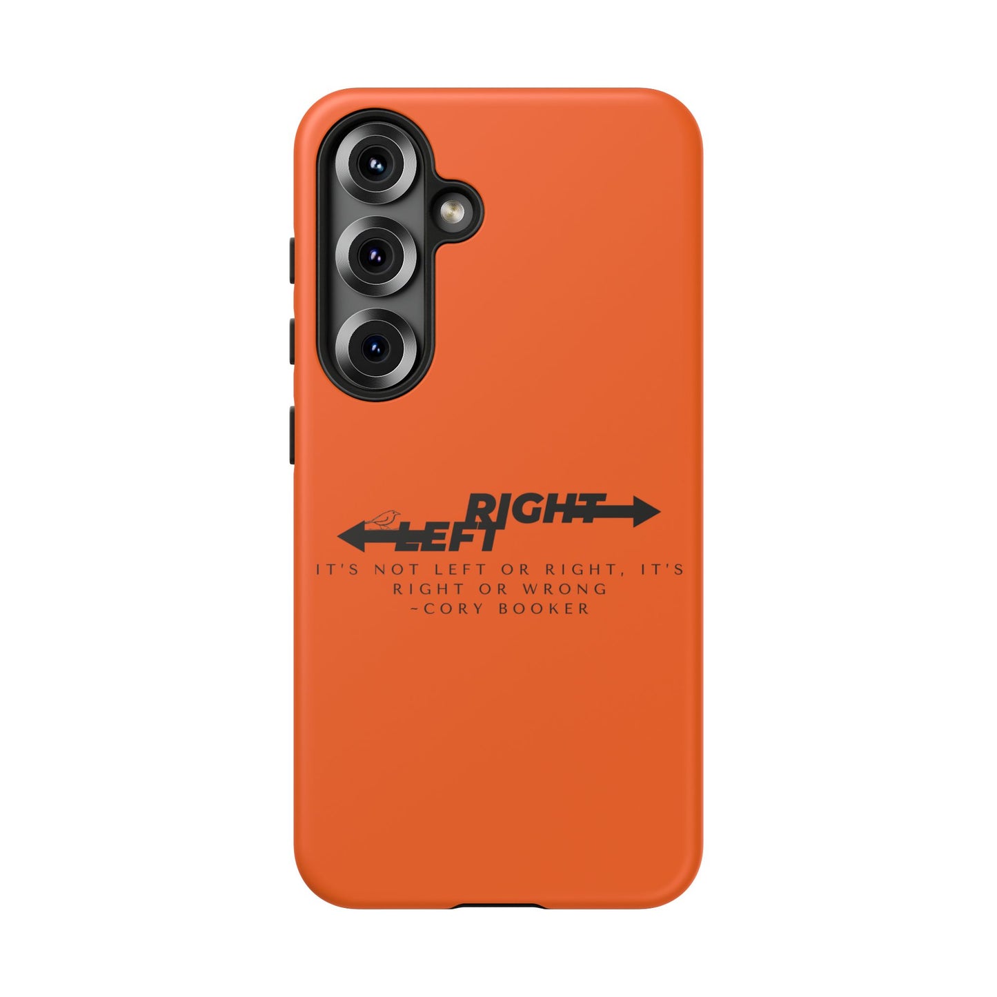 Phone Case - Right or Wrong Quote by Cory Booker