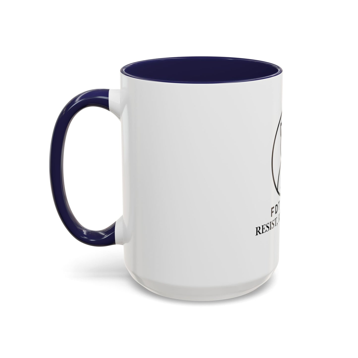 Inspirational Accent Coffee Mug - Resist, Rinse, Repeat (11oz & 15oz)