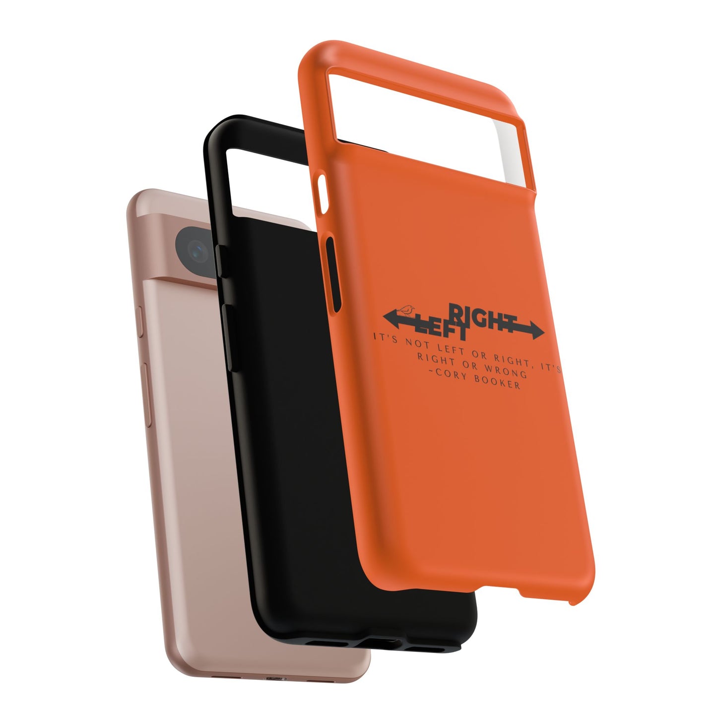Phone Case - Right or Wrong Quote by Cory Booker