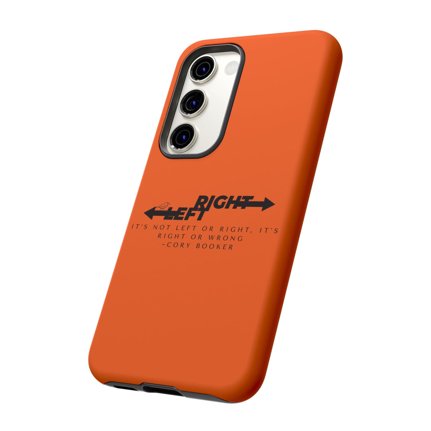 Phone Case - Right or Wrong Quote by Cory Booker