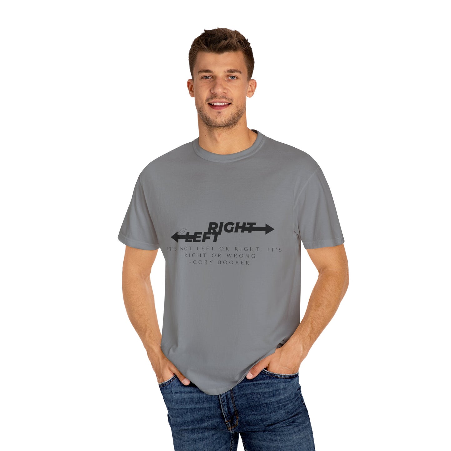 T-Shirt - "It's Not Left or Right, It's Right or Wrong"