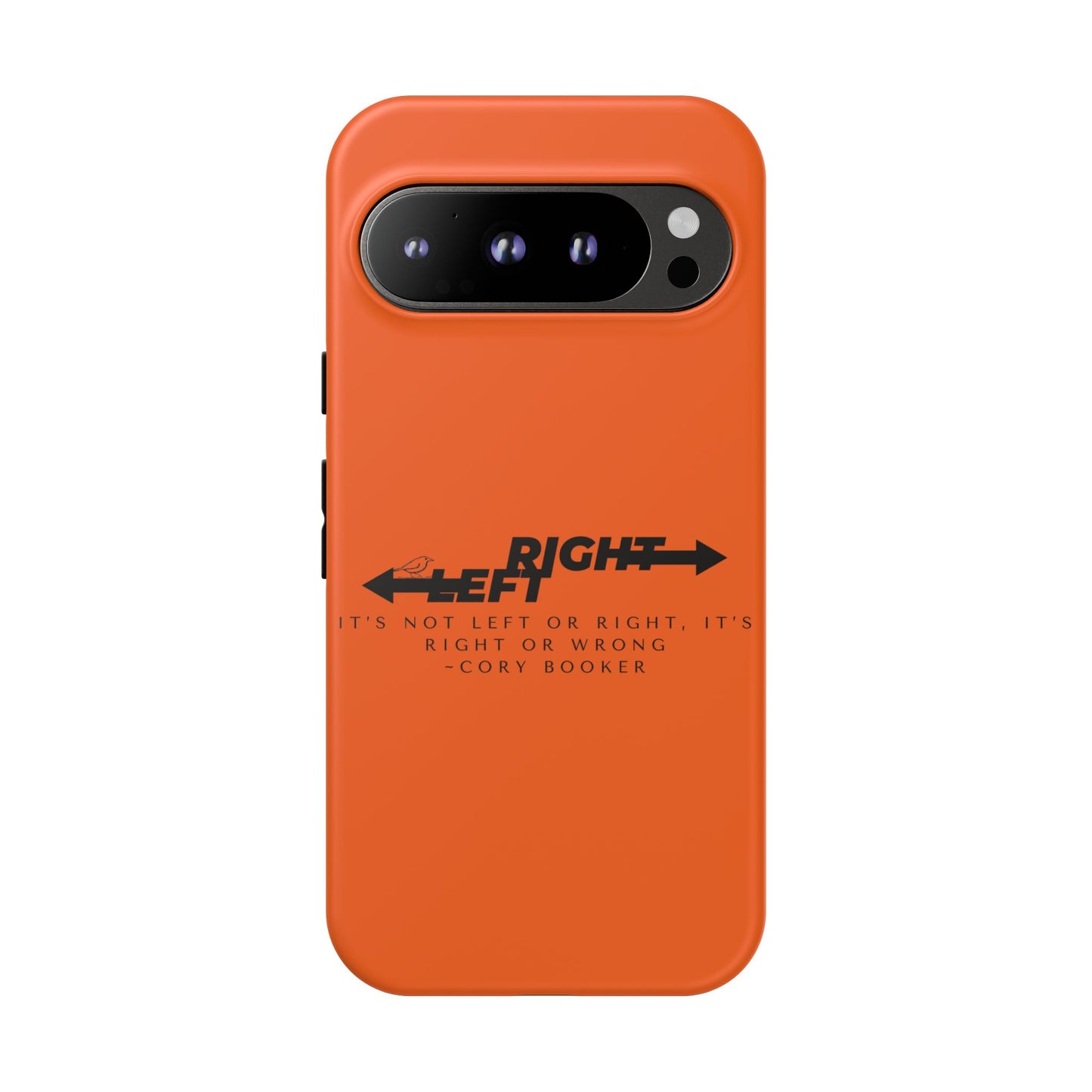 Phone Case - Right or Wrong Quote by Cory Booker
