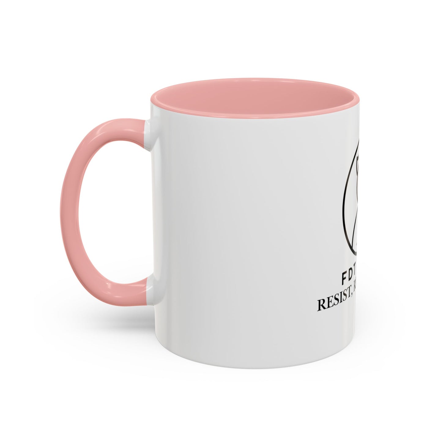 Inspirational Accent Coffee Mug - Resist, Rinse, Repeat (11oz & 15oz)