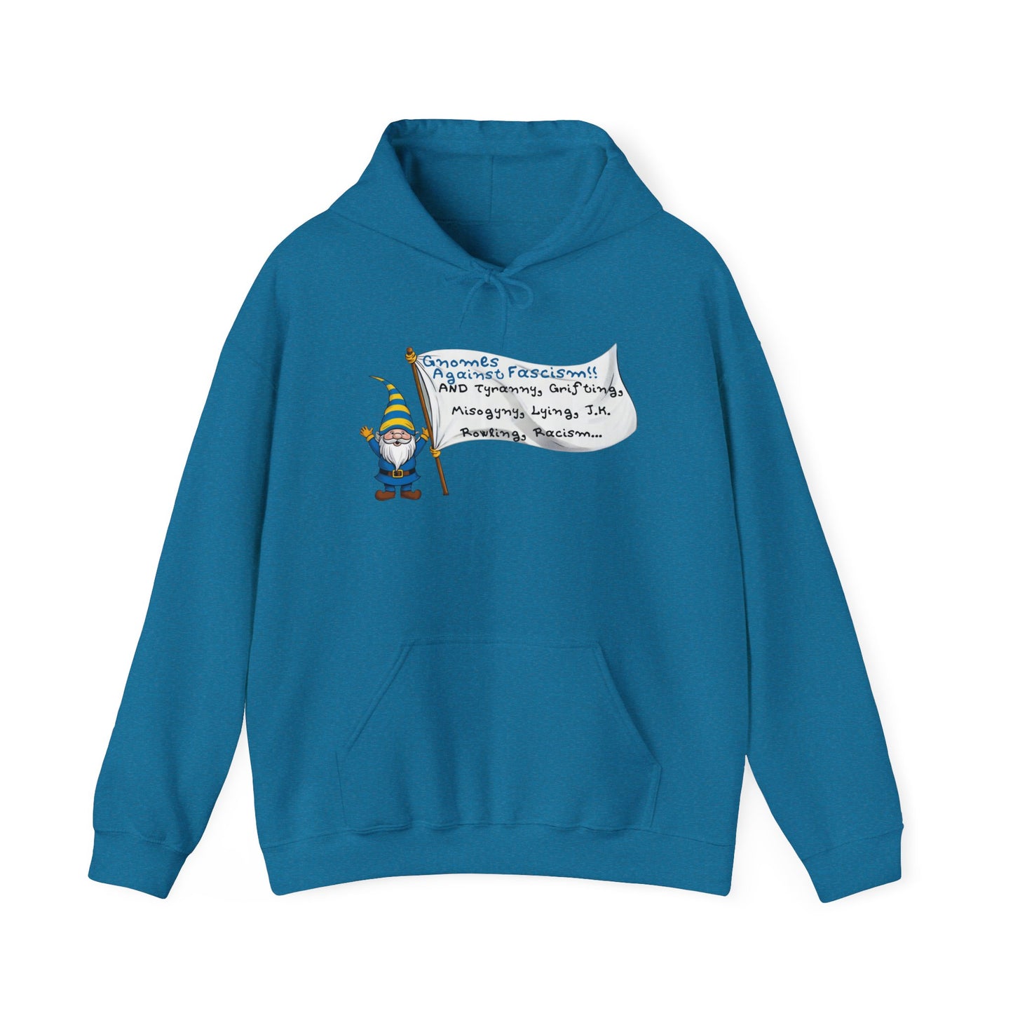 Gnomes Against Fascism, And... Unisex Heavy Blend™ Hooded Sweatshirt