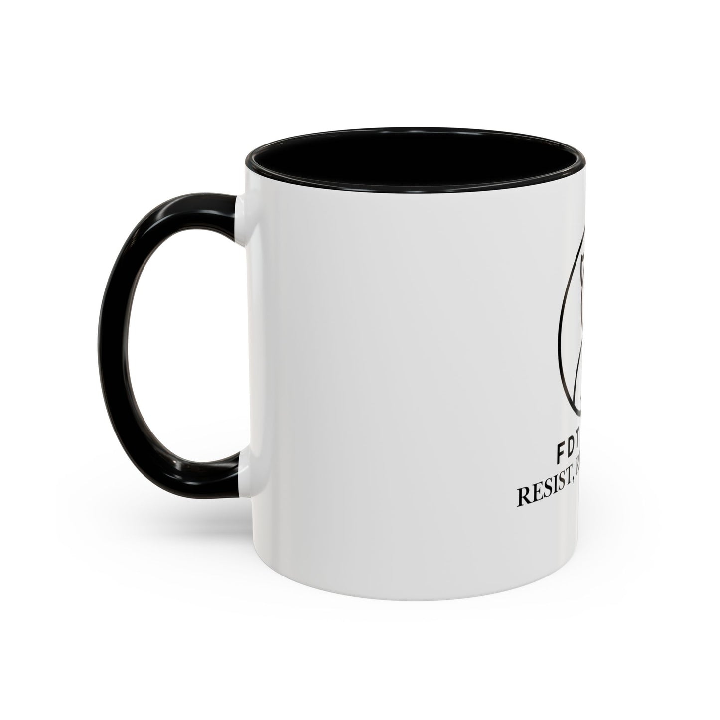 Inspirational Accent Coffee Mug - Resist, Rinse, Repeat (11oz & 15oz)