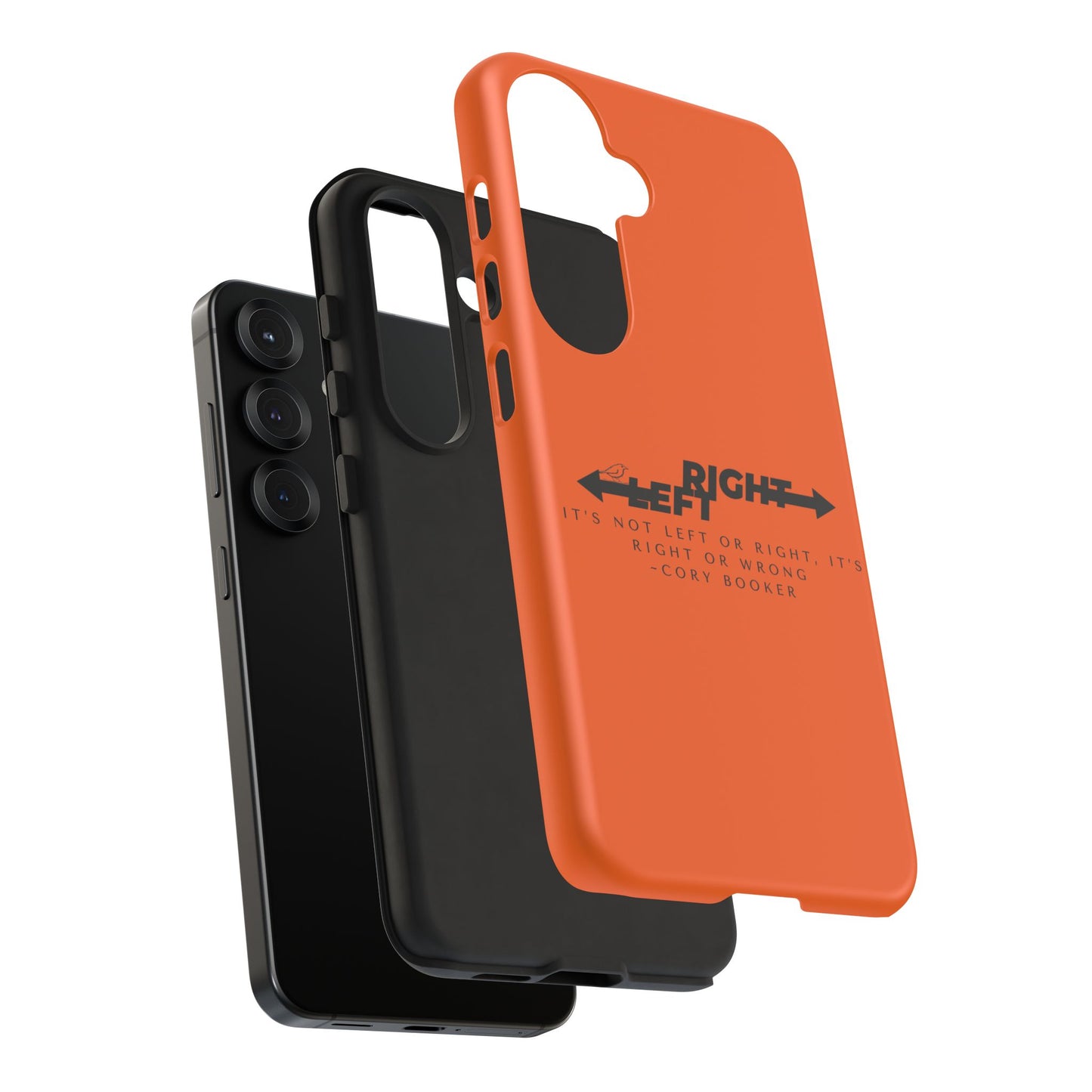 Phone Case - Right or Wrong Quote by Cory Booker