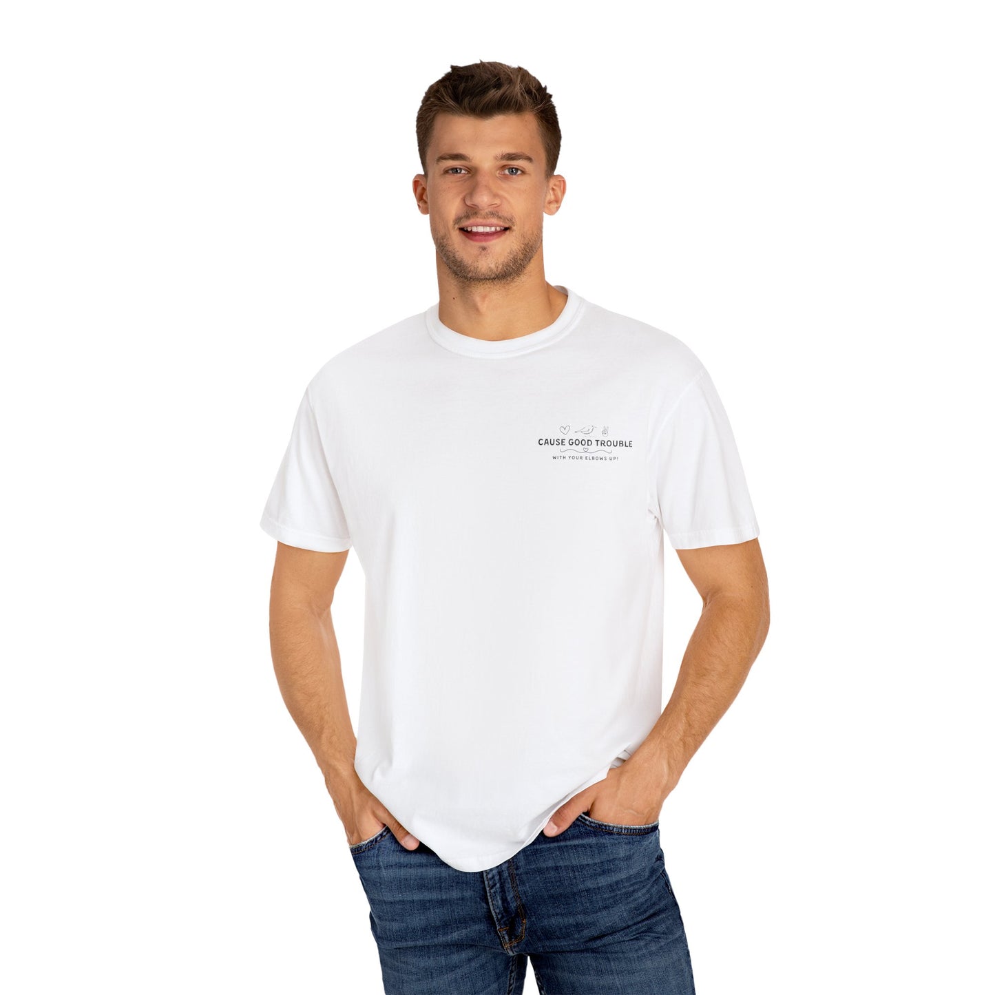 T-Shirt – "Cause Good Trouble" & Harvard Graphic