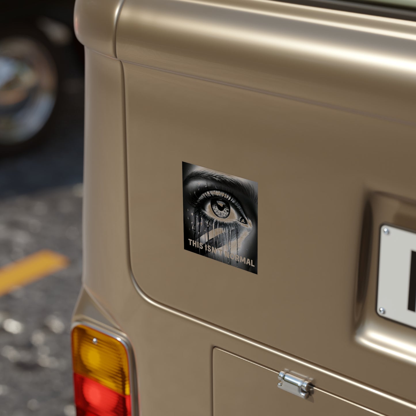 Sticker - Eye Design with 'This Isn't Normal' Text