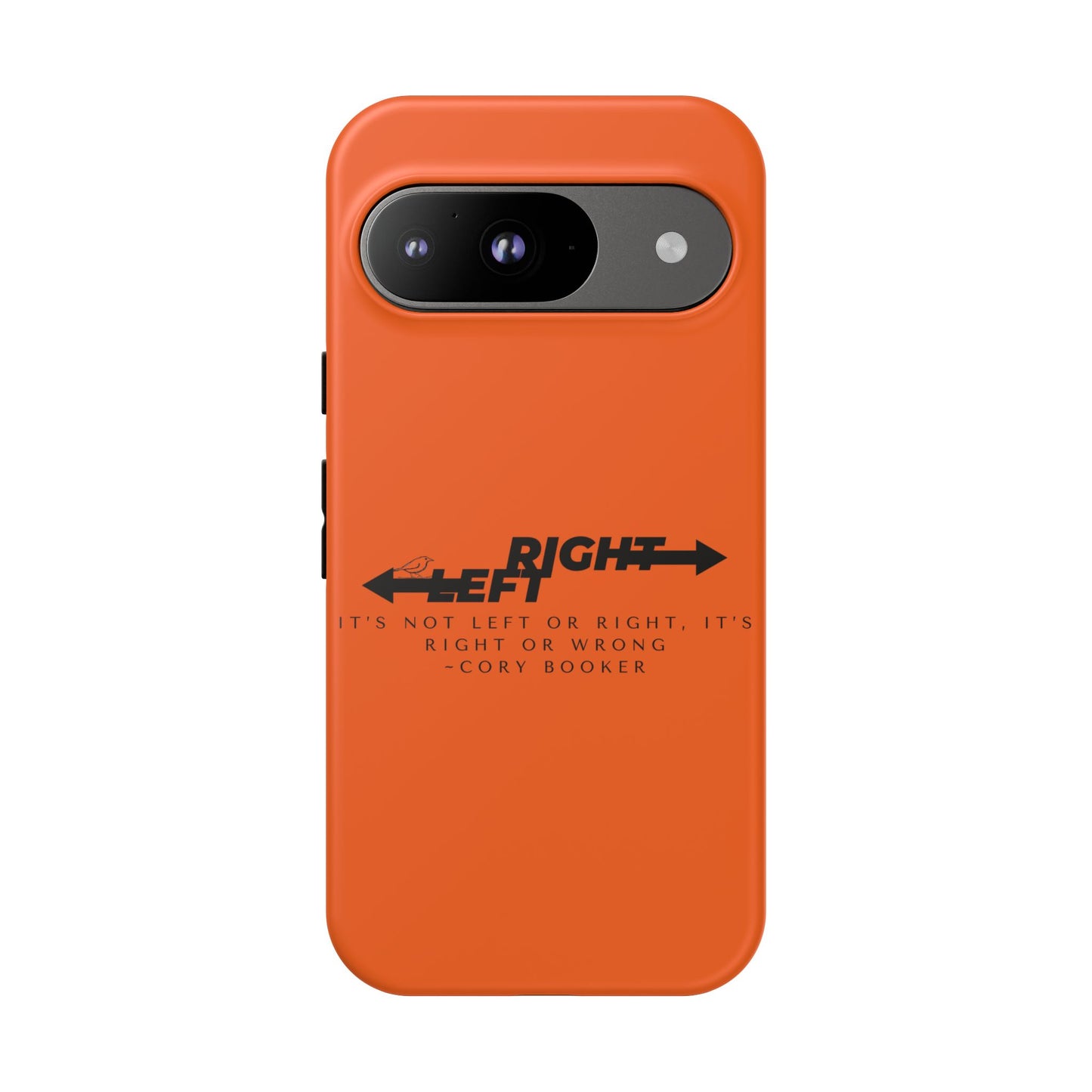 Phone Case - Right or Wrong Quote by Cory Booker