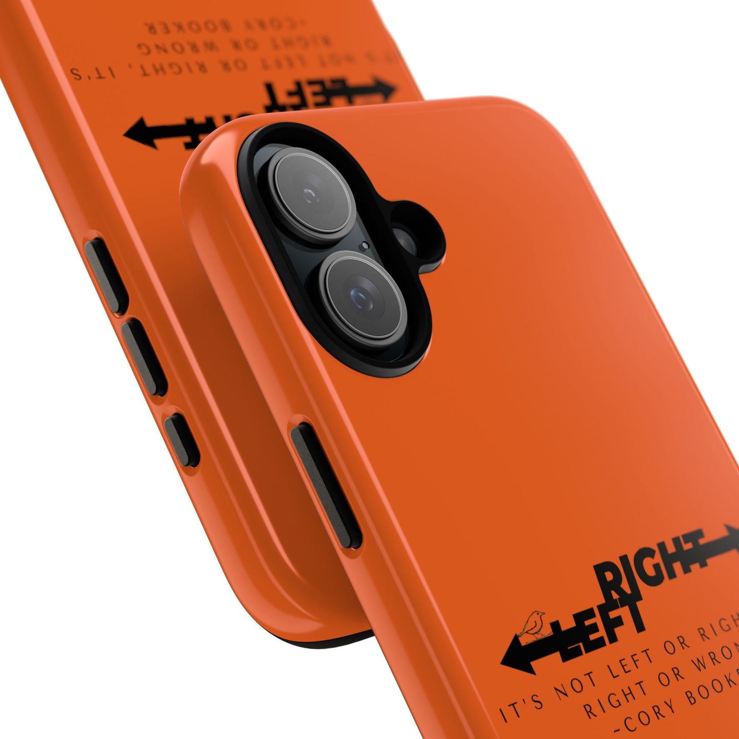 Phone Case - Right or Wrong Quote by Cory Booker