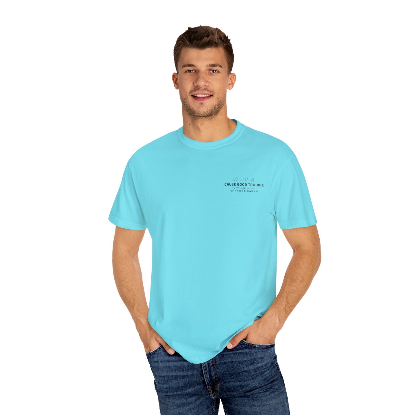 T-Shirt – "Cause Good Trouble" & Harvard Graphic