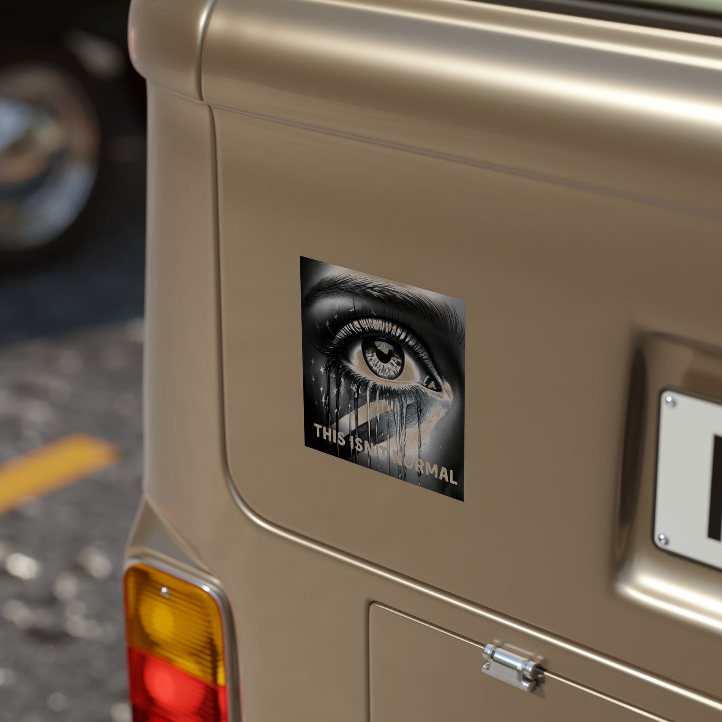 Sticker - Eye Design with 'This Isn't Normal' Text