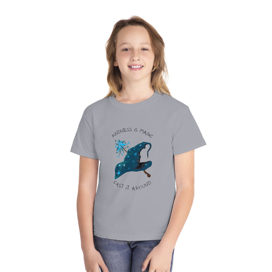 Youth Midweight Tee - 'Kindness is Magic' Enchanted Shirt for Kids